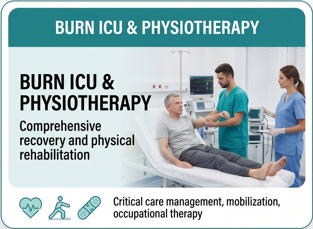 Burn intensive care unit monitoring station